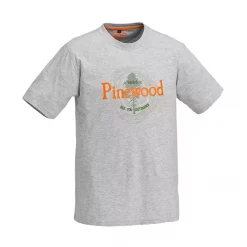 Pinewood Outdoor T-Shirt, Grau Melange, Herren