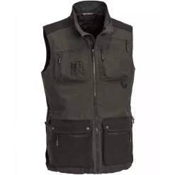 Pinewood New Dog Sportweste, Dunkeloliv/Wildlederbraun, Herren