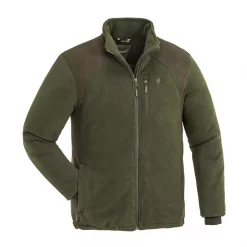 Pinewood Harrie Fleecejacke, Grün/Suede Braun, Herren