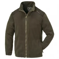 Pinewood Retriever Fleecejacke, Dunkeloliv/Wildlederbraun, Herren