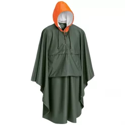 Pinewood Gustav Regen-Poncho, Grün/Orange, Herren, Grün