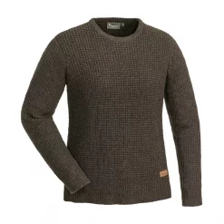 Pinewood Ruth Damen Strick Pullover, Braun Melange