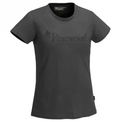 Pinewood Outdoor Life Damen T-Shirt, Dunkel Anthrazit -Günstiges Pinewood Geschäft 116420 10 2