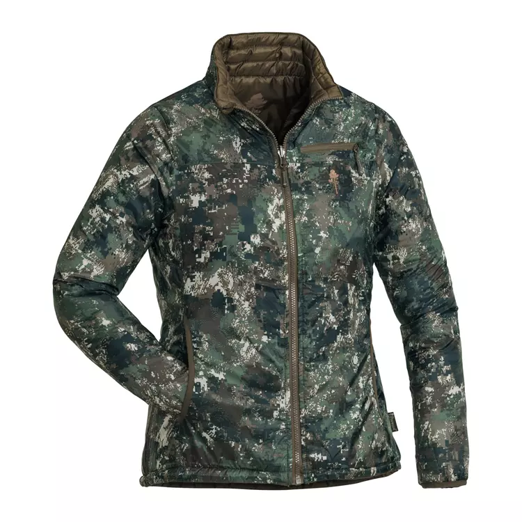 Pinewood Wolf Reversibel Damenjacke, Jagd Brown/Optima 1 Pinewood Wolf Reversibel Damenjacke, Jagd Brown/Optima