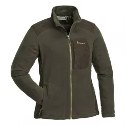 Pinewood Wildmark DamenFleecejacke, Jagdbraun/Wildlederbraun