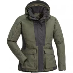 Pinewood Dog Sports 2.0 Damen Jacke, Mossgreen/Black