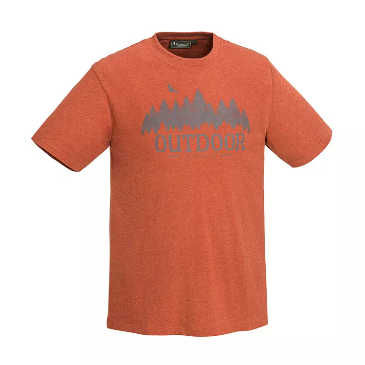 Pinewood Forest T-Shirt, Terracotta Melange, Herren 3 Pinewood Forest T-Shirt, Terracotta Melange, Herren – Bild 3