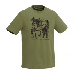 Pinewood Bird T-Shirt, Leaf, Herren