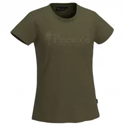 Pinewood Outdoor Life Damen T-Shirt, Dunkel Anthrazit -Günstiges Pinewood Geschäft 125268 7900 10 1