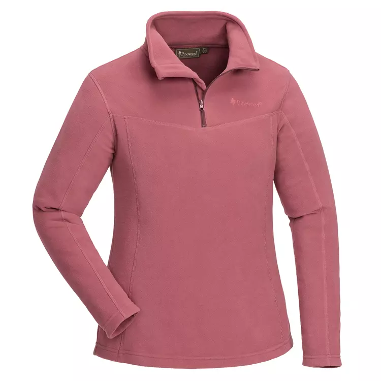 Pinewood Tiveden Damen Fleece-Sweatshirt, Dark Rose 2 Pinewood Tiveden Damen Fleece-Sweatshirt, Dark Rose – Bild 2