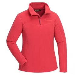 Pinewood Tiveden Damen Fleece-Sweatshirt, Raspberry Red
