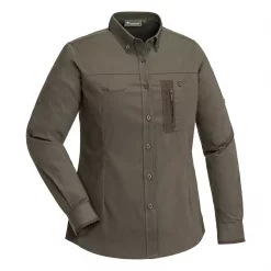 Pinewood Tiveden Insect-Stop Damenhemd, Dunkle Oliven