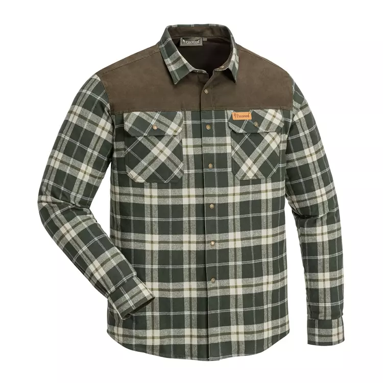 Mit Pinewood Douglas Hemd, Gefüttert, Olive Light Khaki, Herren 2 Mit Pinewood Douglas Hemd, Gefüttert, Olive Light Khaki, Herren – Bild 2