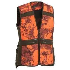 Pinewood Furudal Pro Camou Damenweste, Strata/Wildleder Braun