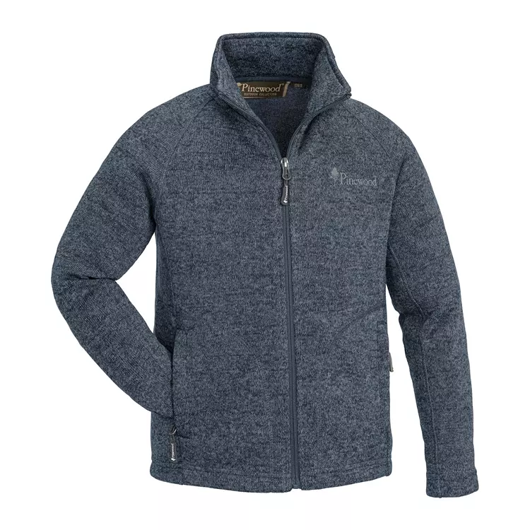 Pinewood Gabriel/Gabriella Fleecejacke Für Kinder, Indigo Blue Melange 1 Pinewood Gabriel/Gabriella Fleecejacke Für Kinder, Indigo Blue Melange