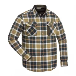 Pinewood Cornwall Flanellhemd, Oliven/Terracotta, Herren -Günstiges Pinewood Geschäft 129187 10