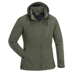 Pinewood Wilda Stretch Shell Damenjacke, Moosgrün, Moosgrün