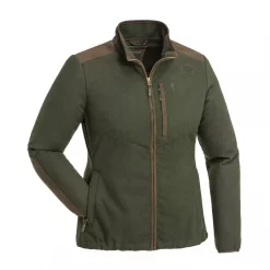 Pinewood Nydala Damen Wolljacke, Moosgrün/Wildleder Braun