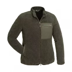 Pinewood Pile Damen Faserpelzjacke, Dunkelgrün, Dunkelgrün