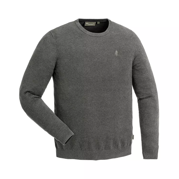 Pinewood Värnamo Crewneck Strick Pullover, Grün Melange, Herren, Mole Melange 7 Pinewood Värnamo Crewneck Strick Pullover, Grün Melange, Herren, Mole Melange – Bild 7