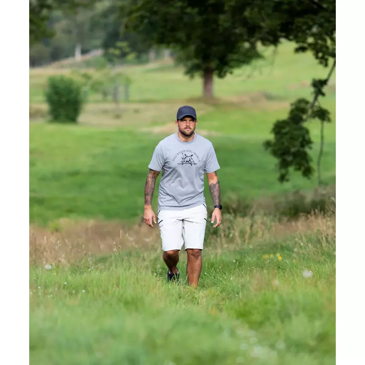 Pinewood Dog Sports T-shirt, Light Grey Melange, Herren 3 Pinewood Dog Sports T-shirt, Light Grey Melange, Herren – Bild 3