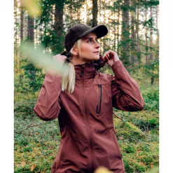 Pinewood Wilda Stretch Shell Damenjacke, Marron Rose -Günstiges Pinewood Geschäft 131984 20