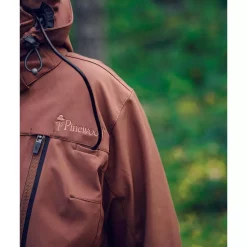 Pinewood Wilda Stretch Shell Damenjacke, Marron Rose -Günstiges Pinewood Geschäft 131984 70