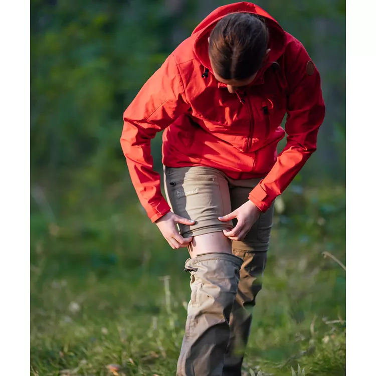Pinewood Finnveden Hybrid Zip-off Damenhose, Hell Khaki 7 Pinewood Finnveden Hybrid Zip-off Damenhose, Hell Khaki – Bild 7
