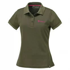 Pinewood Ramsey Piqué-Poloshirt Für Damen, Grün, Marron Rose
