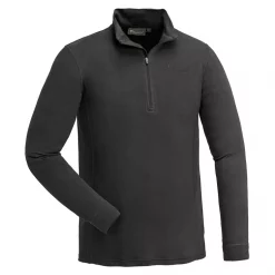 Pinewood Abisko Half-Zip Baselayer Mit Merinowolle, Smoke Schwarz, Herren