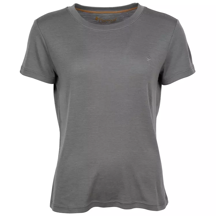 Pinewood Damen T-shirt Mit Merinowolle, Grün, Grau 6 Pinewood Damen T-shirt Mit Merinowolle, Grün, Grau – Bild 6