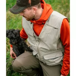 Pinewood Dog Sports 2.0 Weste, Hell Khaki, Herren -Günstiges Pinewood Geschäft 132173 40