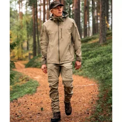 Pinewood Finnveden Hybrid Zip-off Hose, Hell Khaki, Herren -Günstiges Pinewood Geschäft 132191 20