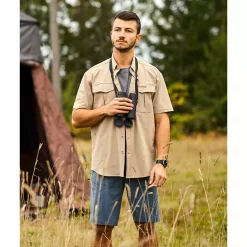 Pinewood Everyday Travel Kurzarmhemd, Sand, Herren -Günstiges Pinewood Geschäft 132208 50