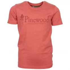 Pinewood Outdoor Life T-Shirt Fúr Kinder, Pink