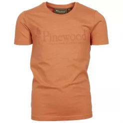 Pinewood Outdoor Life T-Shirt Fúr Kinder, Licht Terracotta