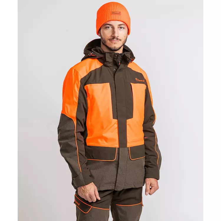 Pinewood Thorn Resistant Jacke, Moosgrün/Orange, Herren 3 Pinewood Thorn Resistant Jacke, Moosgrün/Orange, Herren – Bild 3