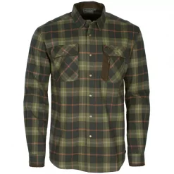 Pinewood Cornwall Flanellhemd, Oliven/Terracotta, Herren