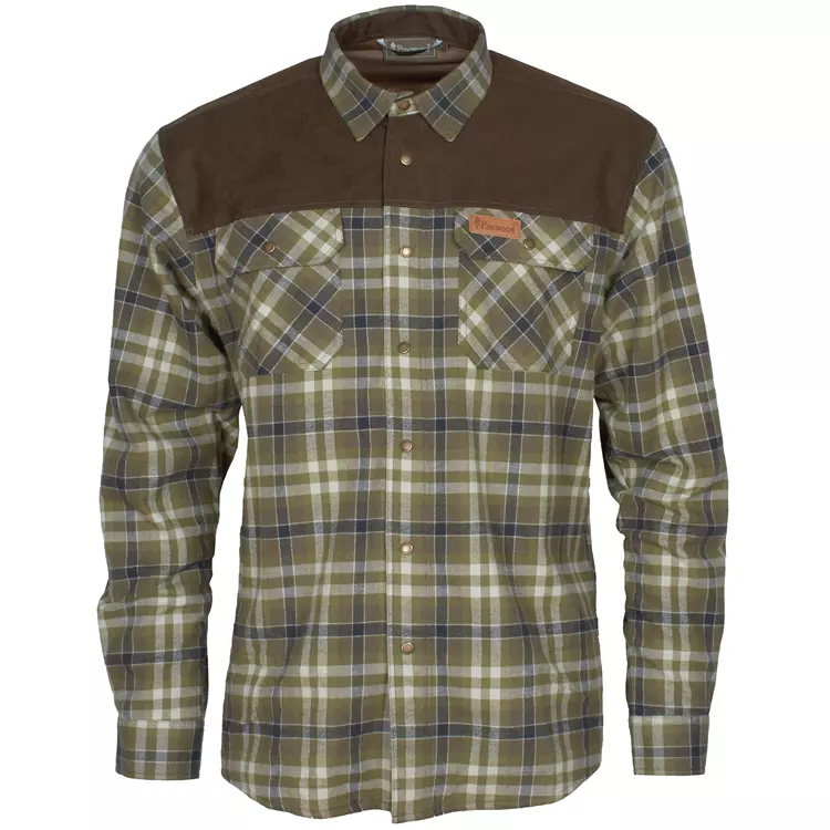 Mit Pinewood Douglas Hemd, Gefüttert, Olive Light Khaki, Herren 6 Mit Pinewood Douglas Hemd, Gefüttert, Olive Light Khaki, Herren – Bild 6