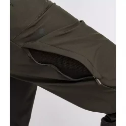 Pinewood Wilda Stretch Damen Shellhose, Moosgrün, Schwarz -Günstiges Pinewood Geschäft 134514 60