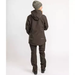 Pinewood Wilda Stretch Damen Shellhose, Moosgrün, Schwarz -Günstiges Pinewood Geschäft 134514 80